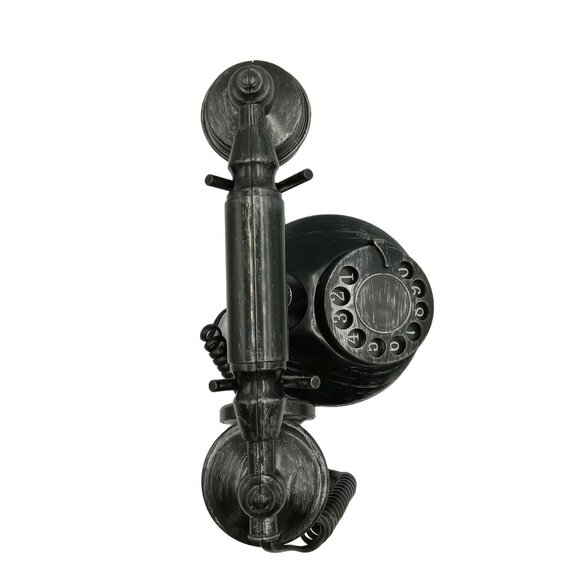 Haunted Ringing and Talking Vintage-Style Rotary Dial Telephone Retro Look - Picture 7 of 12